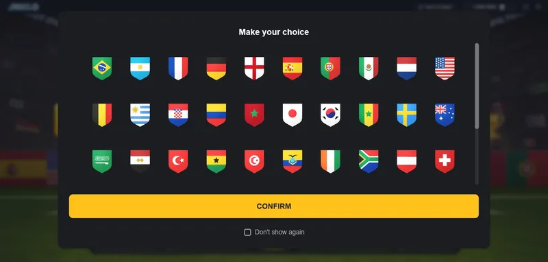 Penalty Nations Cup juego de casino