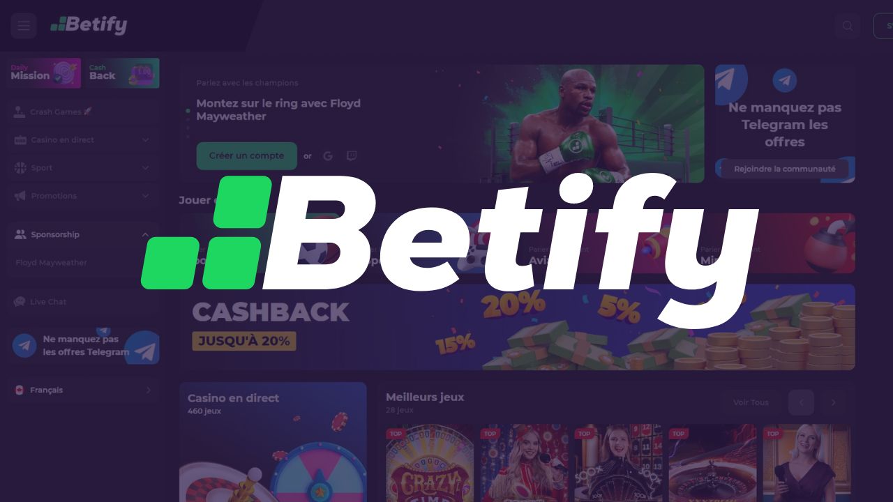 Avis Betify: casino fiable o estafa en línea