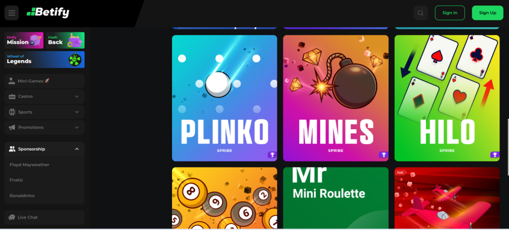 Betify casino