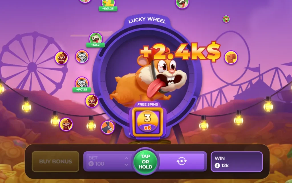 Hamster Run juego de casino