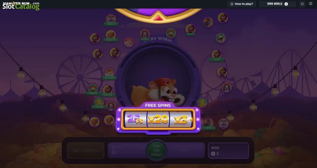 Hamster Run juego de casino