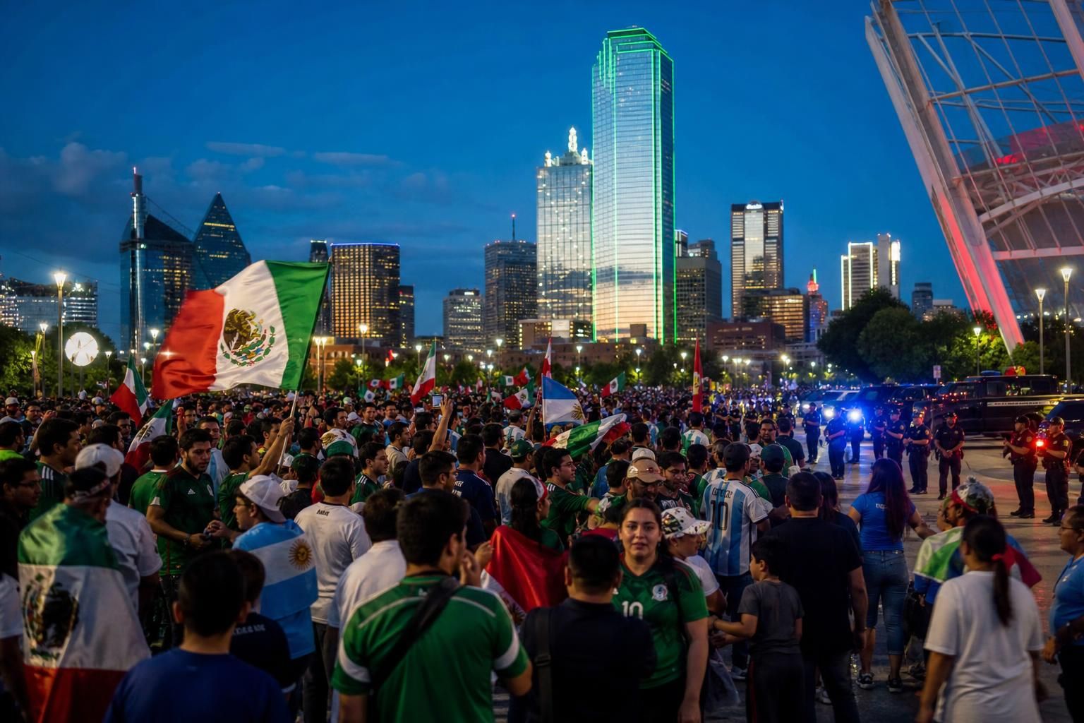 descubre cómo la copa mundial 2026 en dallas combina la pasión del fútbol con la realidad de la tensión migratoria, en un evento que une emoción deportiva y contexto social.