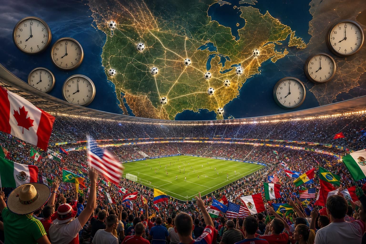descubre todo sobre la copa mundial 2026: grupos, horarios, estadios y la organización inédita de este esperado torneo que marcará una nueva era en el fútbol.