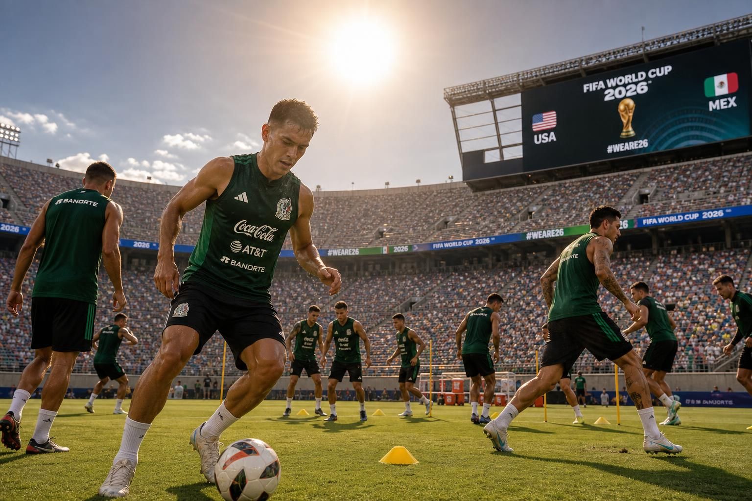 descubre cómo el calor, la altitud, la contaminación y el desfase horario impactarán el desempeño de los jugadores en la copa mundial 2026 y su camino hacia la victoria.