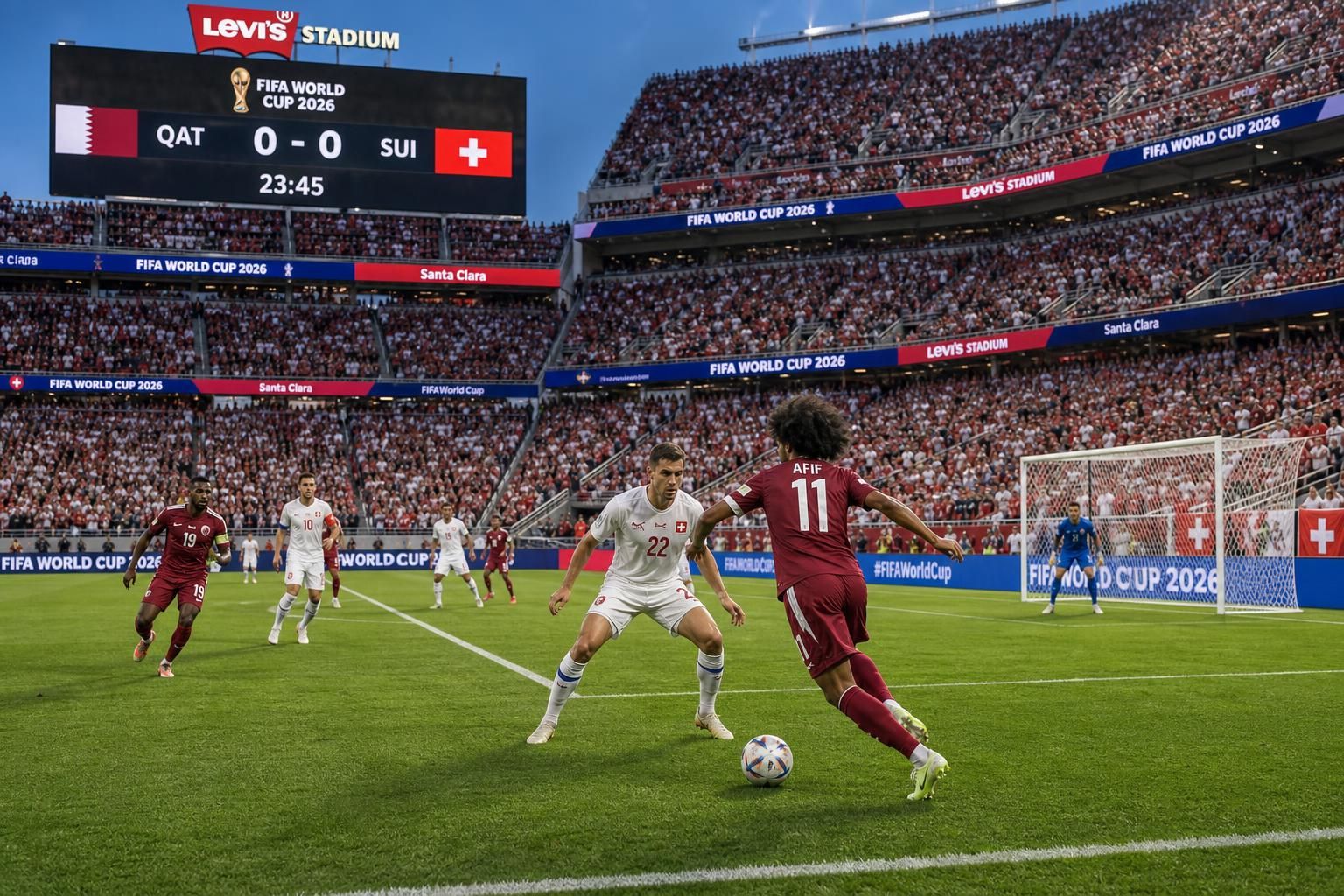 sigue en vivo el partido mundial 2026 entre qatar y suiza con marcador en tiempo real, actualizaciones minuto a minuto y resultado final. no te pierdas ningún detalle del encuentro.