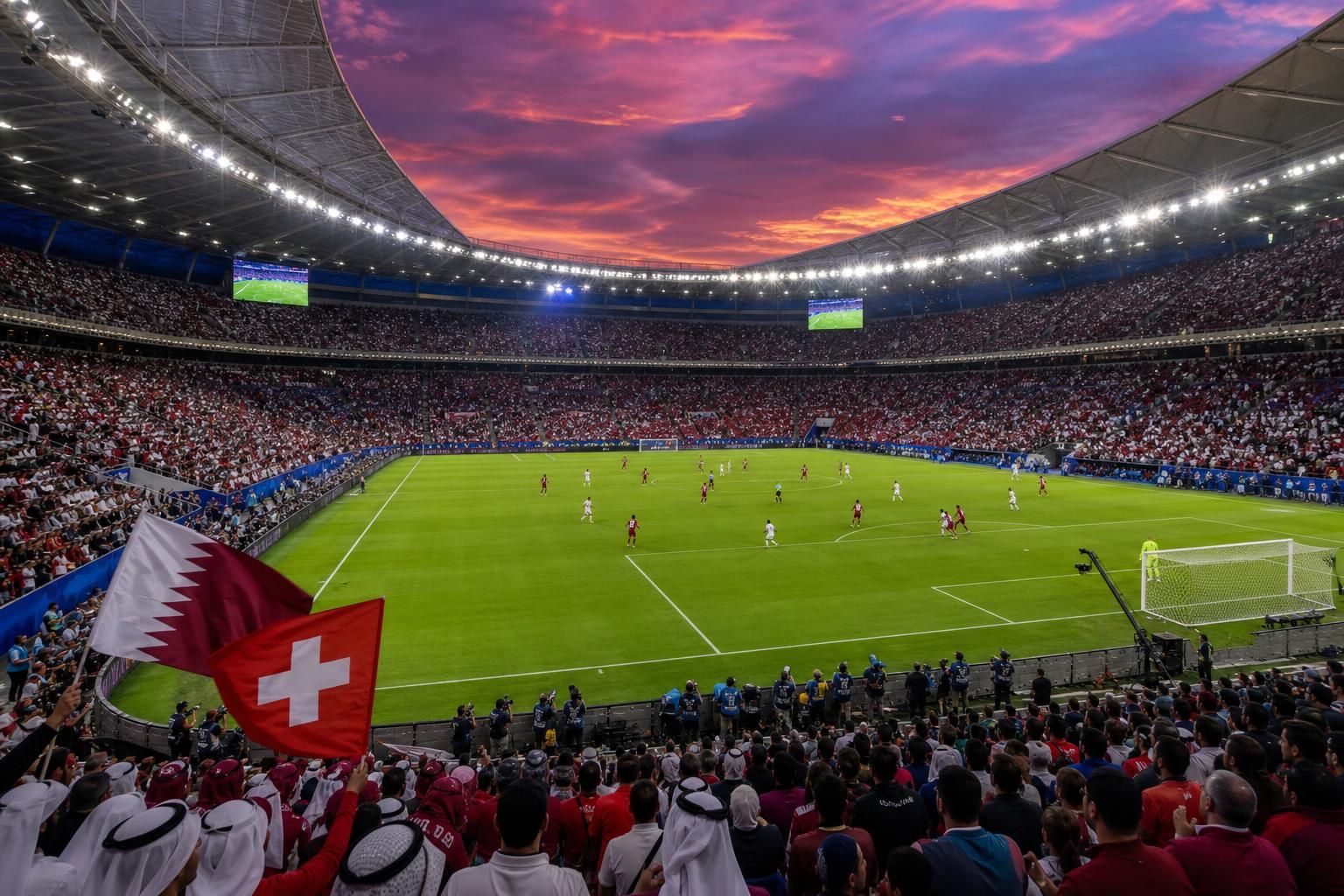 sigue en vivo el partido qatar vs suiza del mundial 2026 con marcador en tiempo real, análisis detallado y resultado final actualizado al instante.