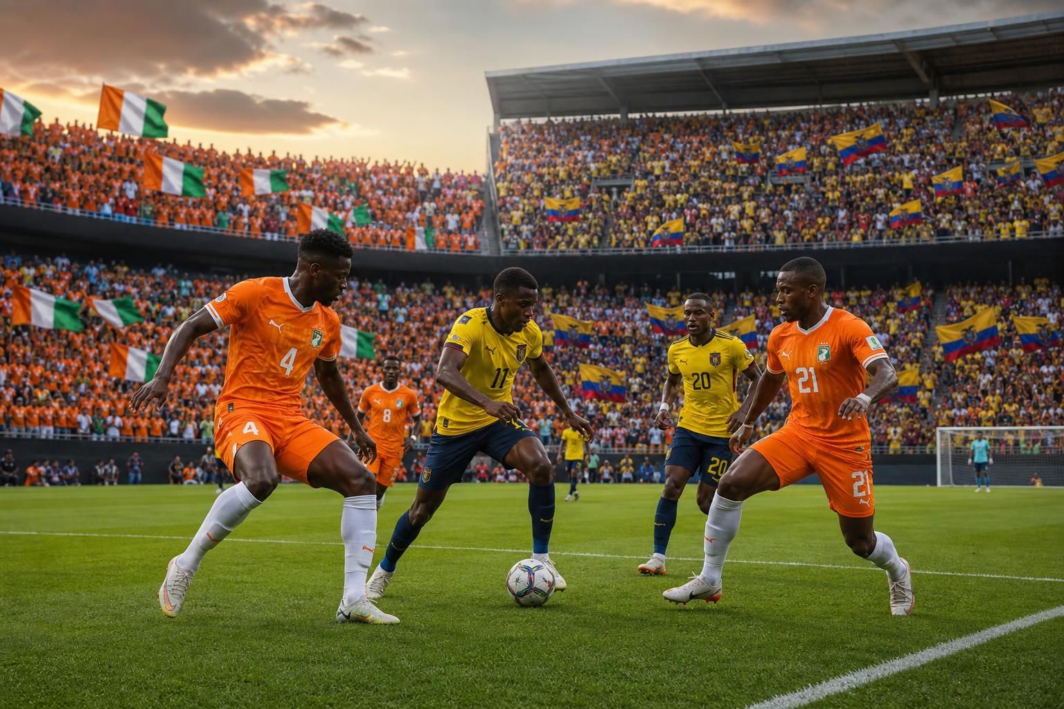 descubre las últimas prognósticos para el partido entre costa de marfil y ecuador en la copa mundial 2026. análisis detallados, alineaciones y predicciones para este emocionante encuentro.