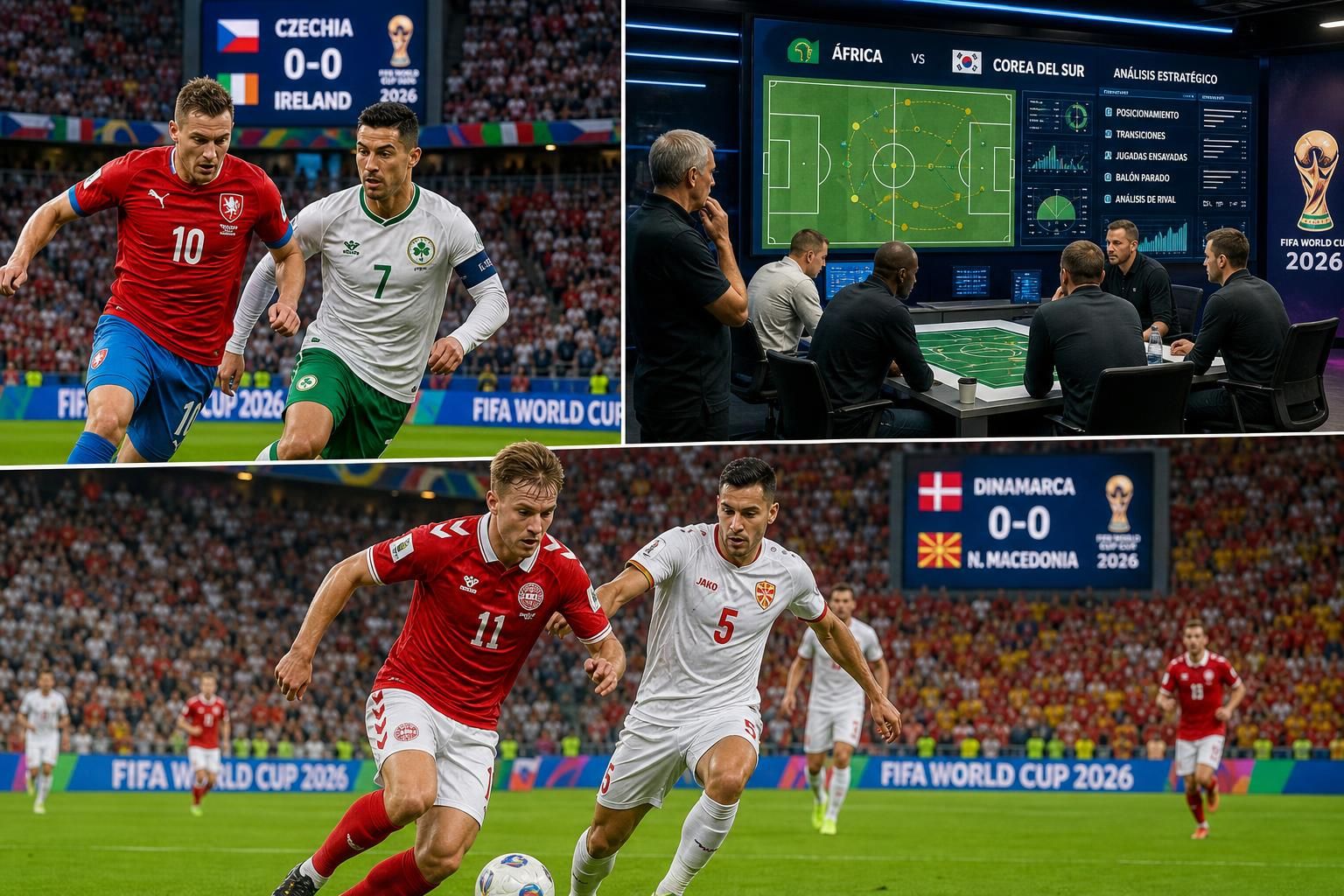 pronóstico detallado de los partidos república checa vs irlanda y dinamarca vs norte de macedonia para el mundial 2026 en méxico, incluyendo un análisis especial del enfrentamiento entre áfrica y corea del sur.