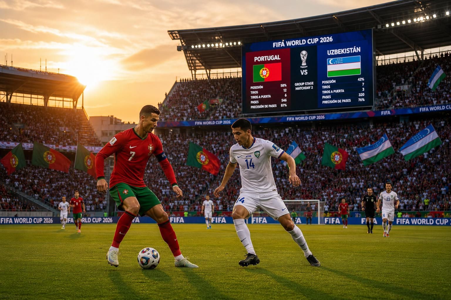 descubre el pronóstico detallado para el partido entre portugal y usbekistán en el mundial 2026. análisis de equipos, jugadores clave y posibles resultados.