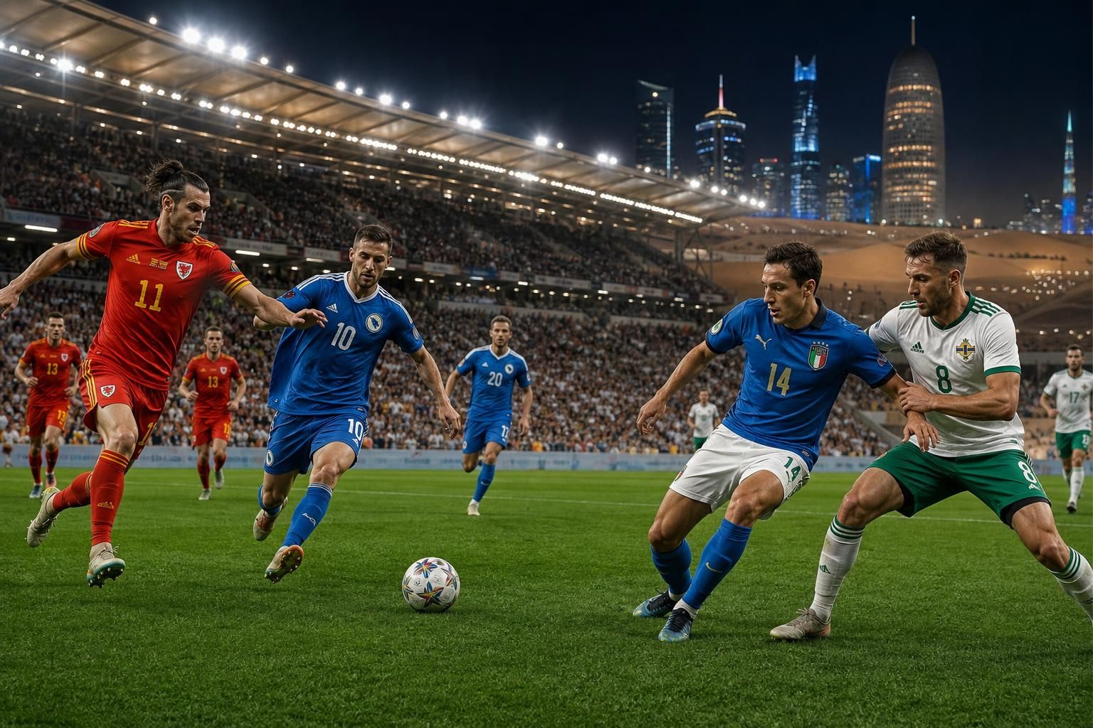 pronóstico detallado de los partidos gales contra bosnia y herzegovina e italia contra irlanda del norte para el mundial 2026 en catar, con análisis de equipos, tácticas y posibles resultados.