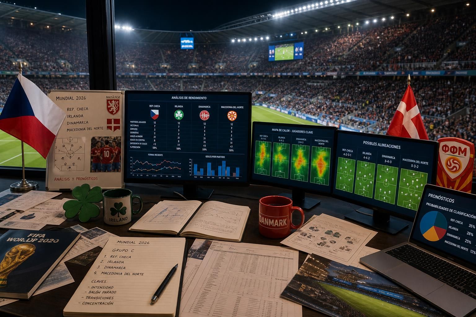 análisis detallado y pronósticos de los partidos de república checa, irlanda, dinamarca y macedonia del norte en el mundial 2026. descubre las claves y expectativas para cada encuentro.