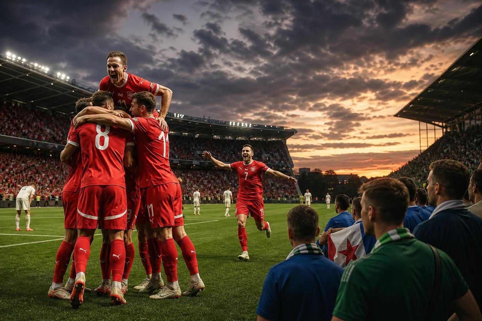 análisis y pronósticos del partido suiza contra gales (ganador) y la anticipación del encuentro italia contra irlanda del norte en el mundial 2026.