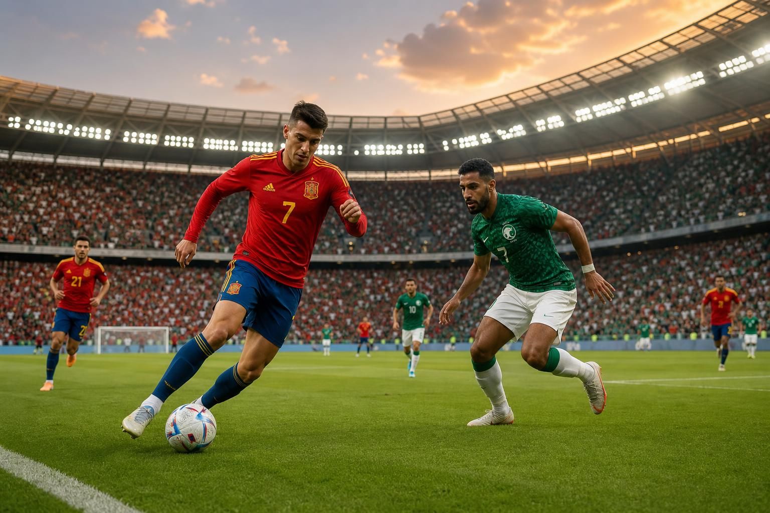 análisis detallado del emocionante partido entre españa y arabia saudí en el mundial 2026, con estadísticas, momentos clave y pronósticos.