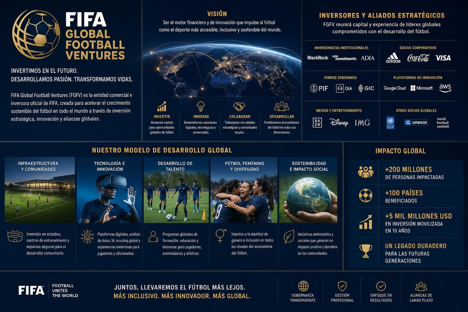 la fifa presenta un ambicioso proyecto comercial para la copa del mundo 2026, invitando a inversores a participar en una oportunidad única de negocio.