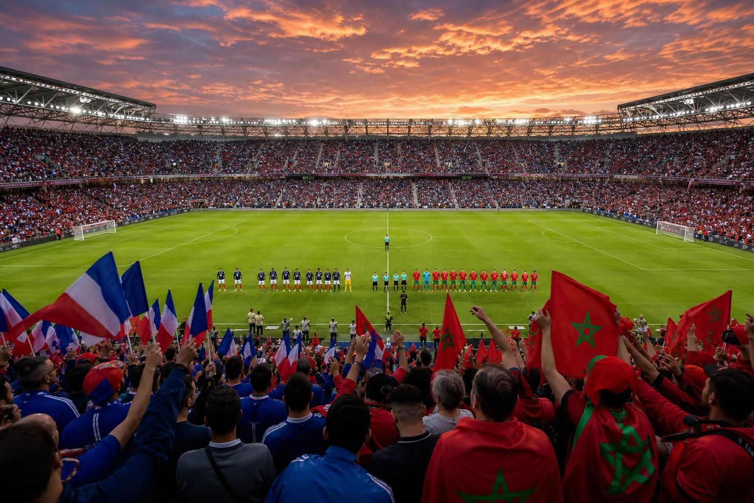 sigue en vivo el emocionante partido francia vs marruecos con las alineaciones confirmadas, detalles del árbitro bajo la mira y toda la información de la copa. ¡no te pierdas ningún detalle!