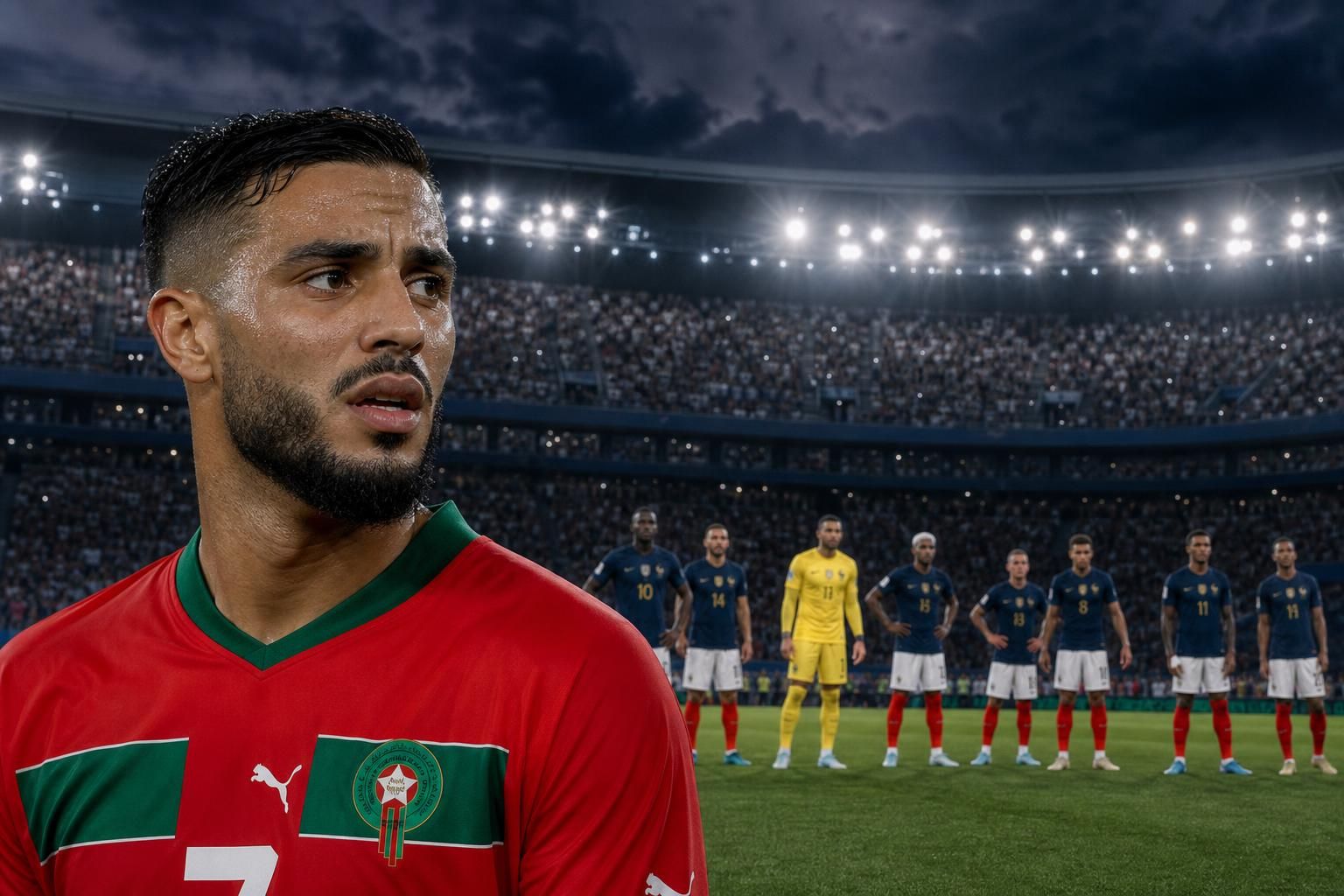 incógnita sobre la presencia de una figura clave de marruecos en el decisivo partido de cuartos de final contra francia en la copa.