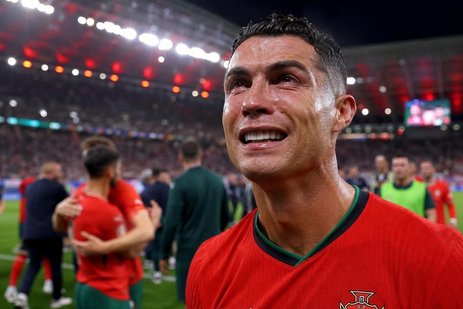 mundial 2026: cristiano ronaldo se emociona hasta las lágrimas después del intenso partido entre portugal y croacia. mira el video conmovedor.