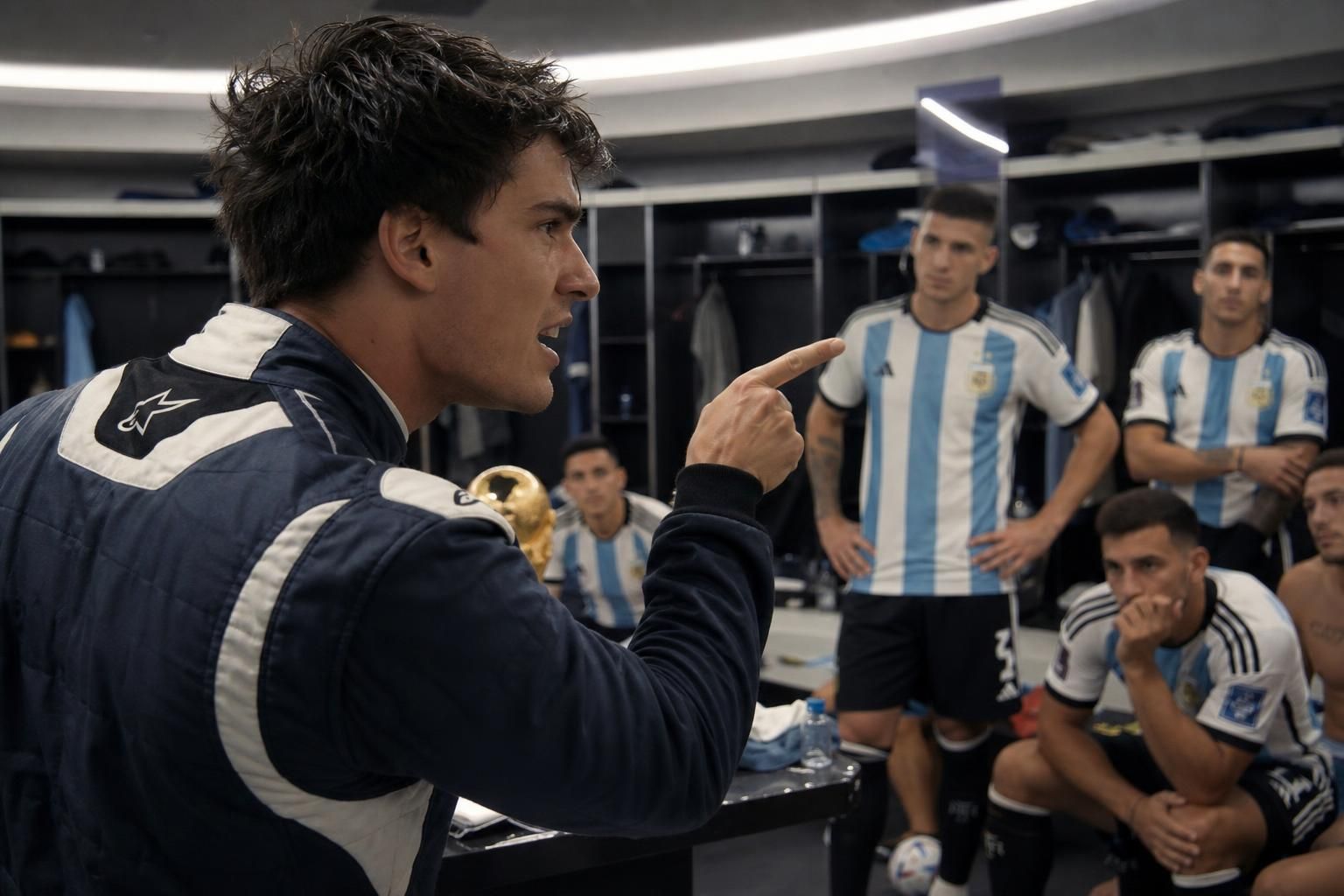 franco, el piloto argentino, critica a los jugadores que solo usan la camiseta tras la victoria en el mundial 2026, destacando la importancia del compromiso verdadero en el deporte.
