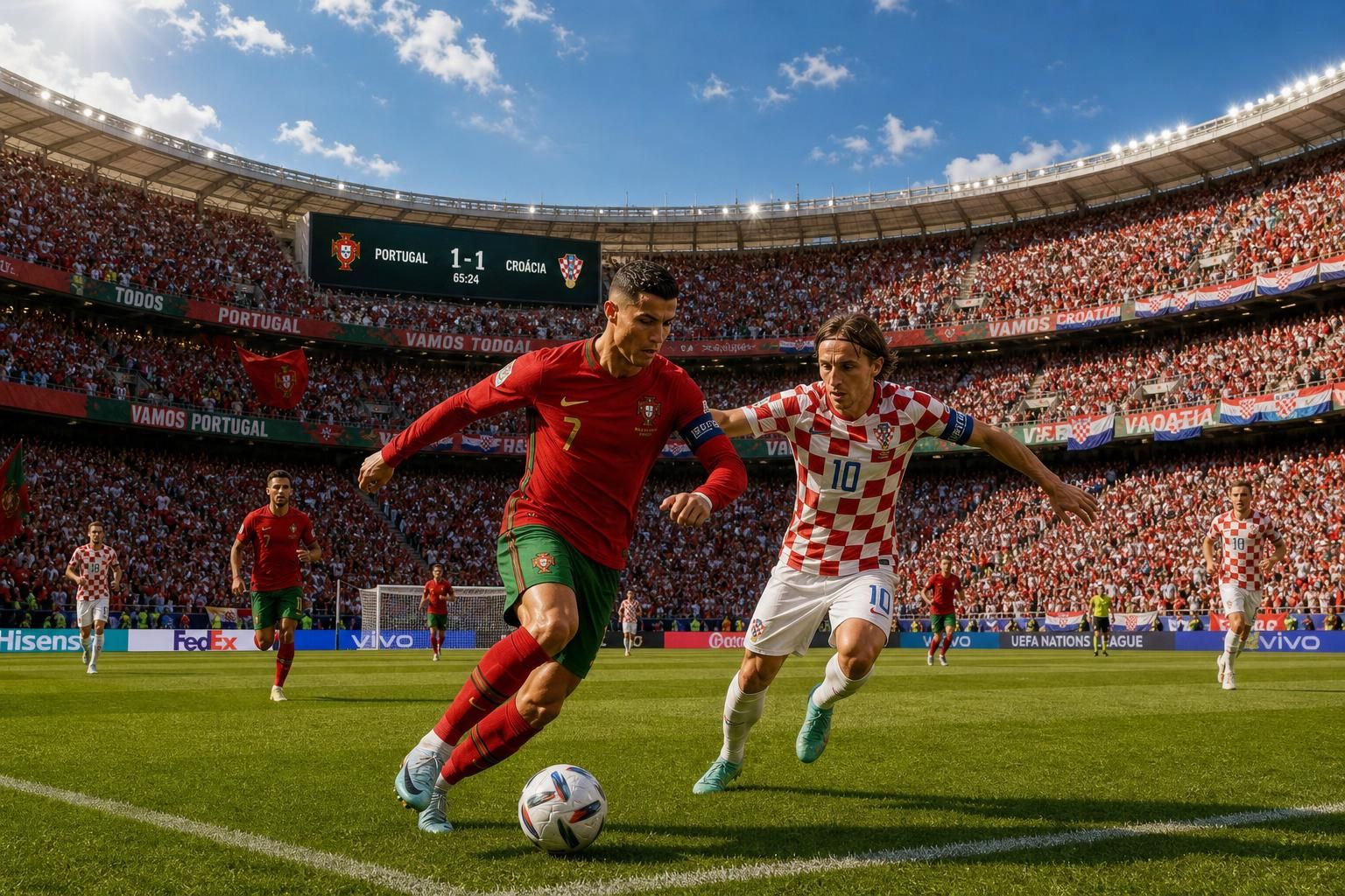 mundial: el partido entre portugal y croacia podría jugarse bajo intensas oleadas de calor, desafiando a los jugadores con condiciones extremas.