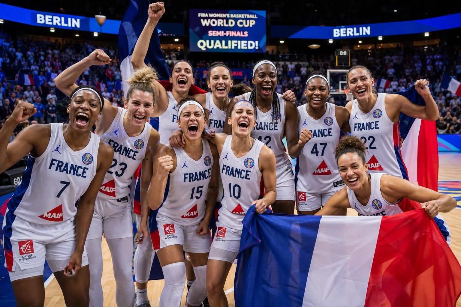 las bleues hacen historia al llegar a su primera final mundial de baloncesto y se preparan para enfrentar a las estadounidenses en busca de revancha.