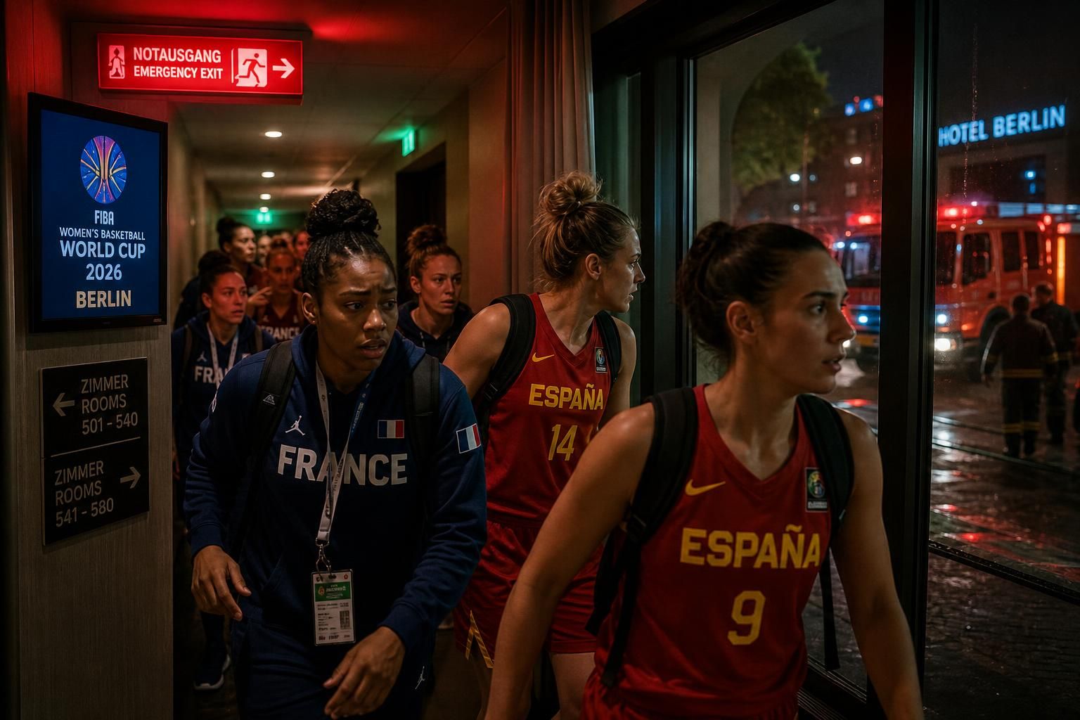 baloncesto - mundial femenino: hotel que alberga a las selecciones es evacuado de emergencia durante la noche en sport 365. últimas noticias y actualizaciones sobre el incidente.
