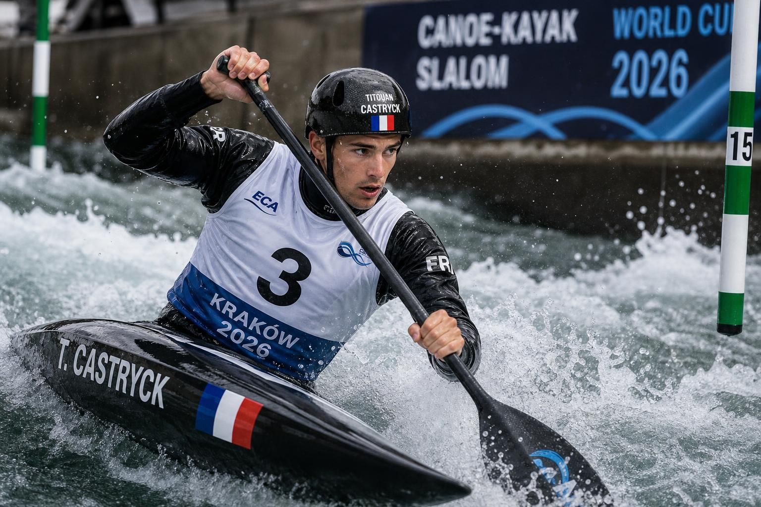 titouan castryck vuelve a la senda del triunfo en la copa del mundo de canoe-kayak, mientras camille prigent destaca entre los mejores en una competición llena de emoción y talento.