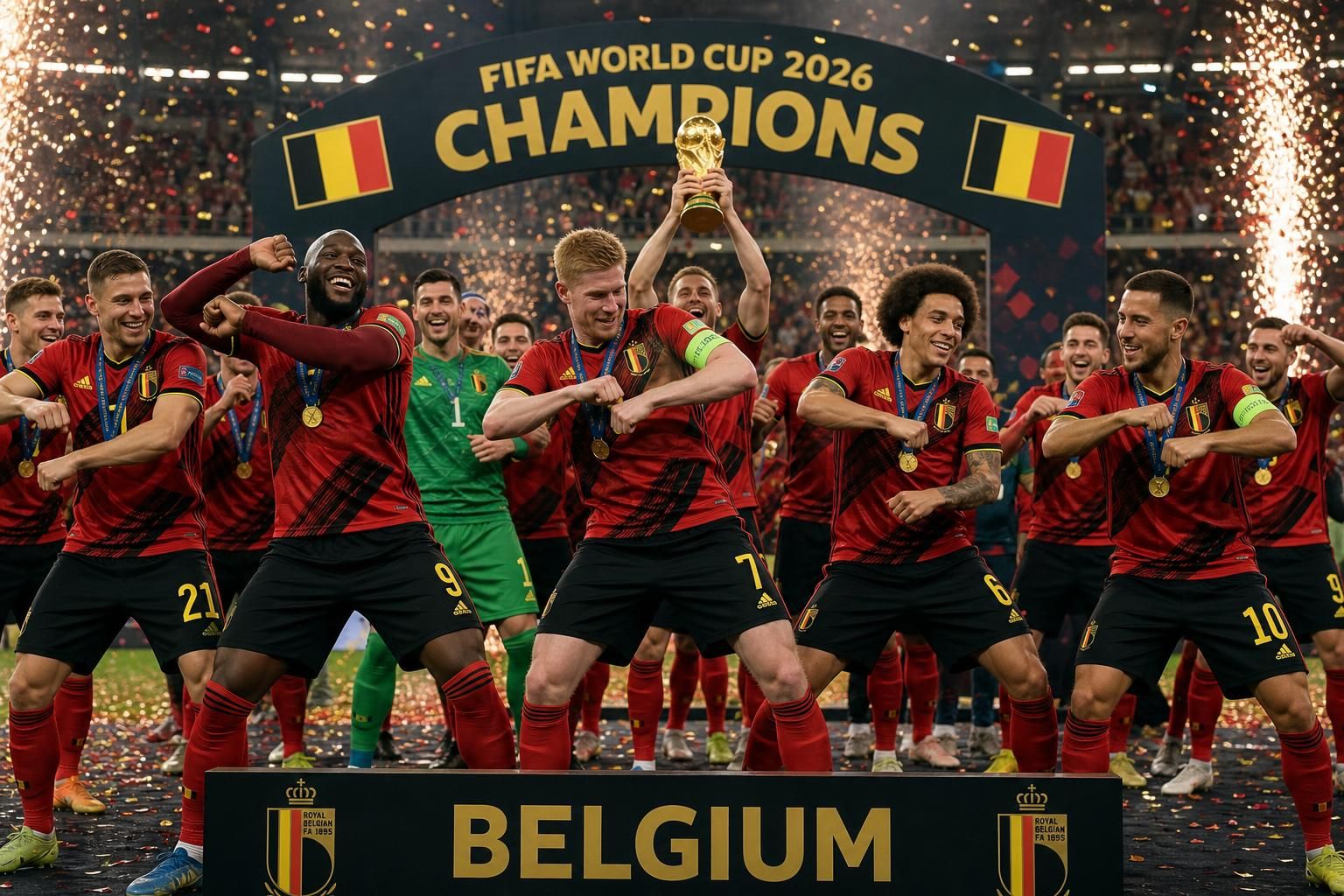 copa mundial 2026: bélgica celebra con entusiasmo al ritmo del 'trump dance' tras su victoria, mientras genera debate el polémico caso balogun.