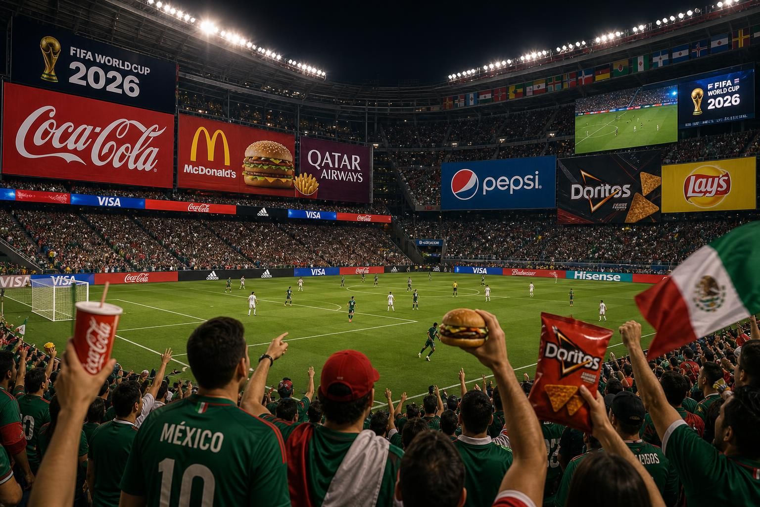 descubre cómo la copa mundial 2026 estuvo dominada por una avalancha de anuncios de comida chatarra que capturaron la atención de las pantallas en todo el torneo.