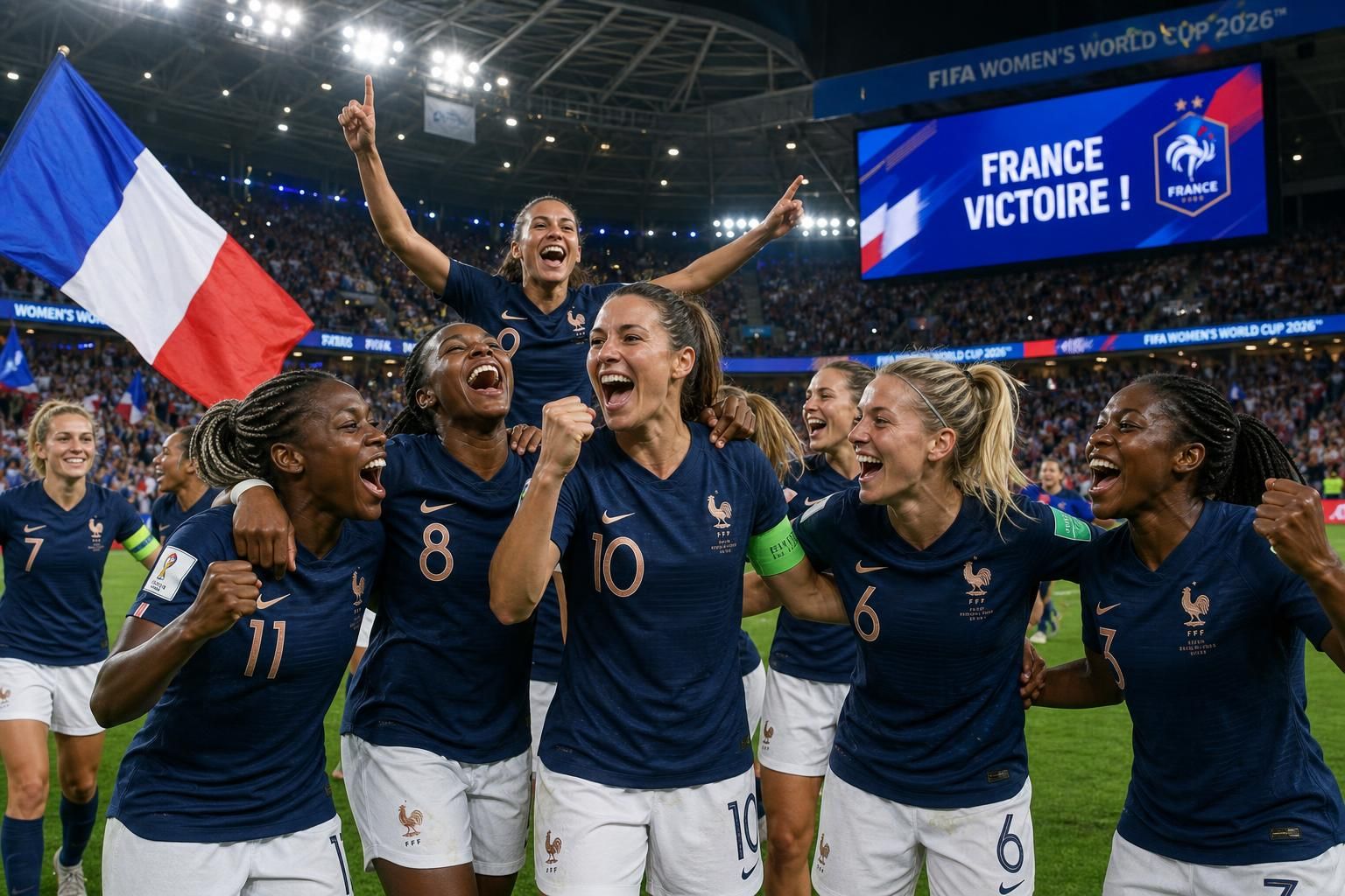 descubre cómo las bleues enfrentan el mundial femenino superando sus límites, mientras toupane mantiene la calma y guía al equipo hacia la victoria.