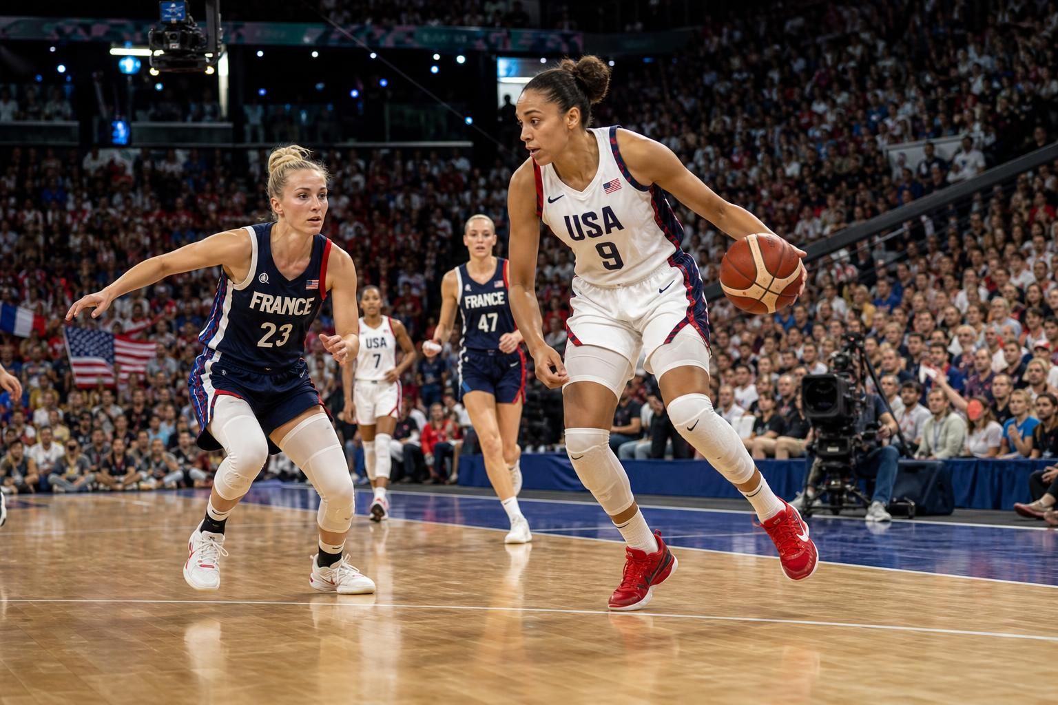 sigue en vivo y en directo la gran final del mundial femenino de baloncesto entre estados unidos y francia. no te pierdas la emoción y la pasión del mejor baloncesto femenino.