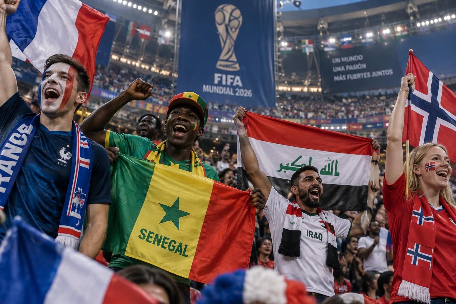 consulta la clasificación del grupo i en el mundial de fútbol 2026 y sigue los resultados, puntos y posiciones de cada selección.