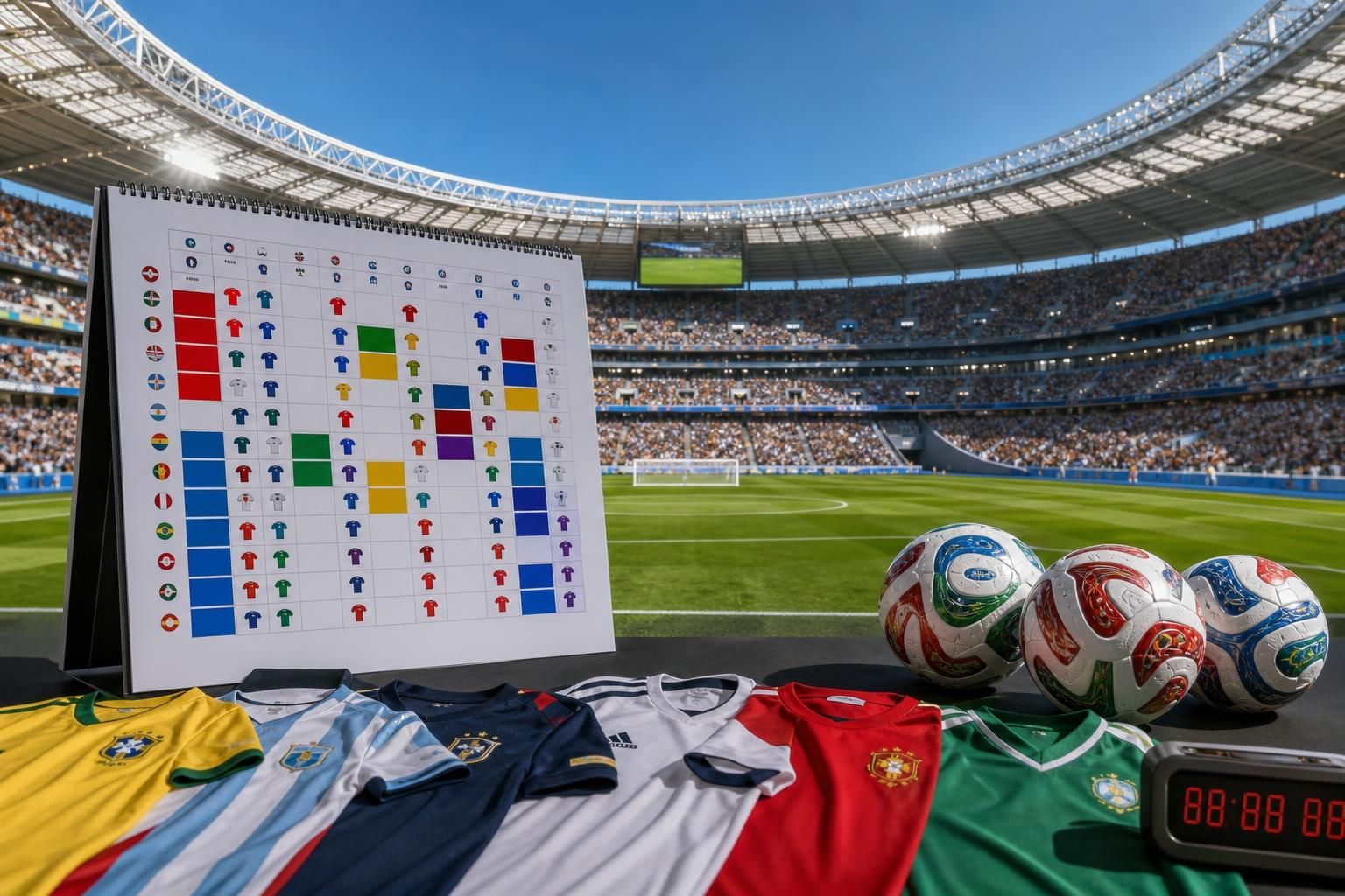 consulta el calendario completo de la fase de grupos del mundial de fútbol 2026 con fechas y horarios detallados para no perderte ningún partido.