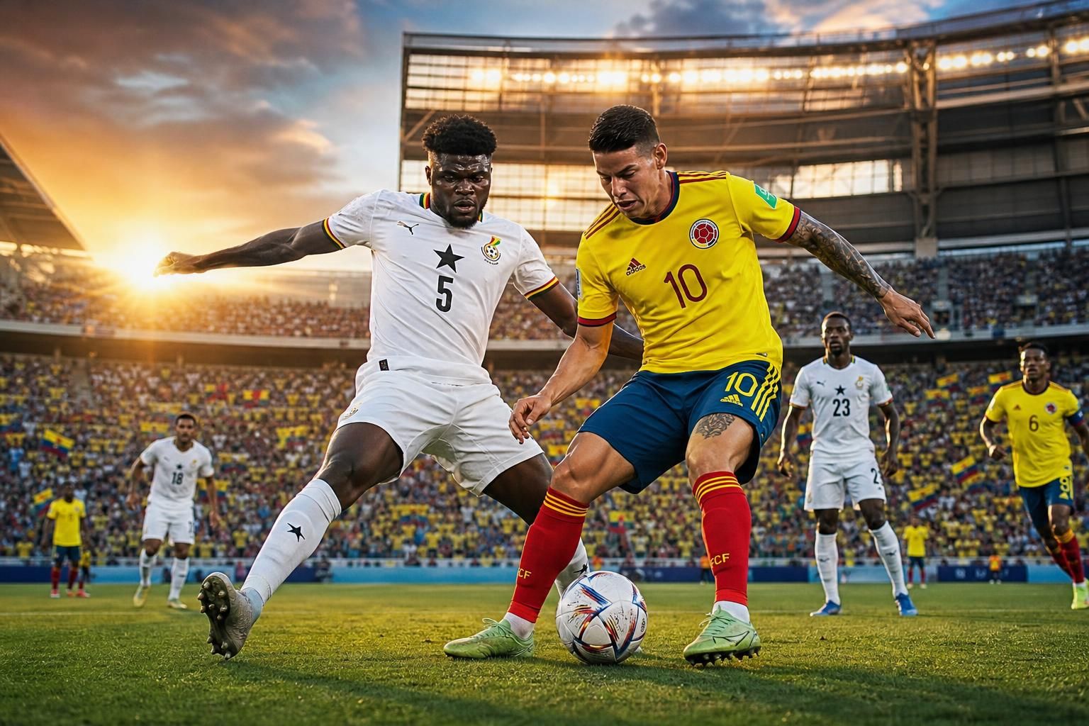 análisis detallado, cuotas actualizadas y predicciones para el partido colombia vs ghana en el mundial 2026. ¡prepárate para el gran encuentro con nuestra guía completa!