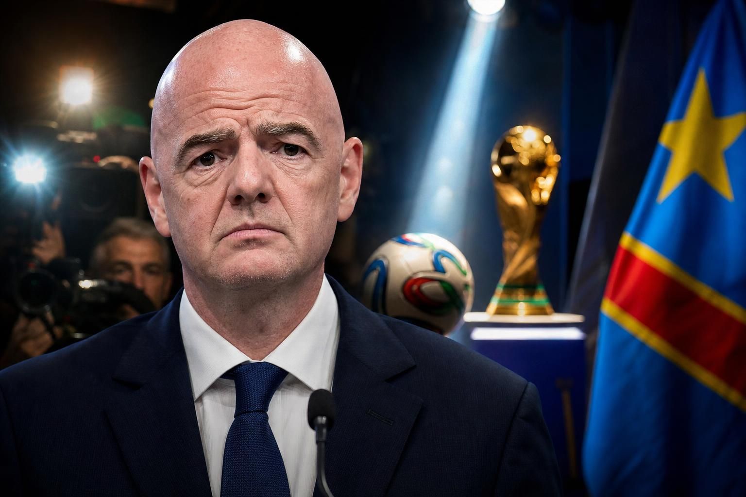 la copa del mundo 2026 genera controversia con la participación de la rdc, mientras la fifa de infantino enfrenta un intenso escrutinio en sport 365.