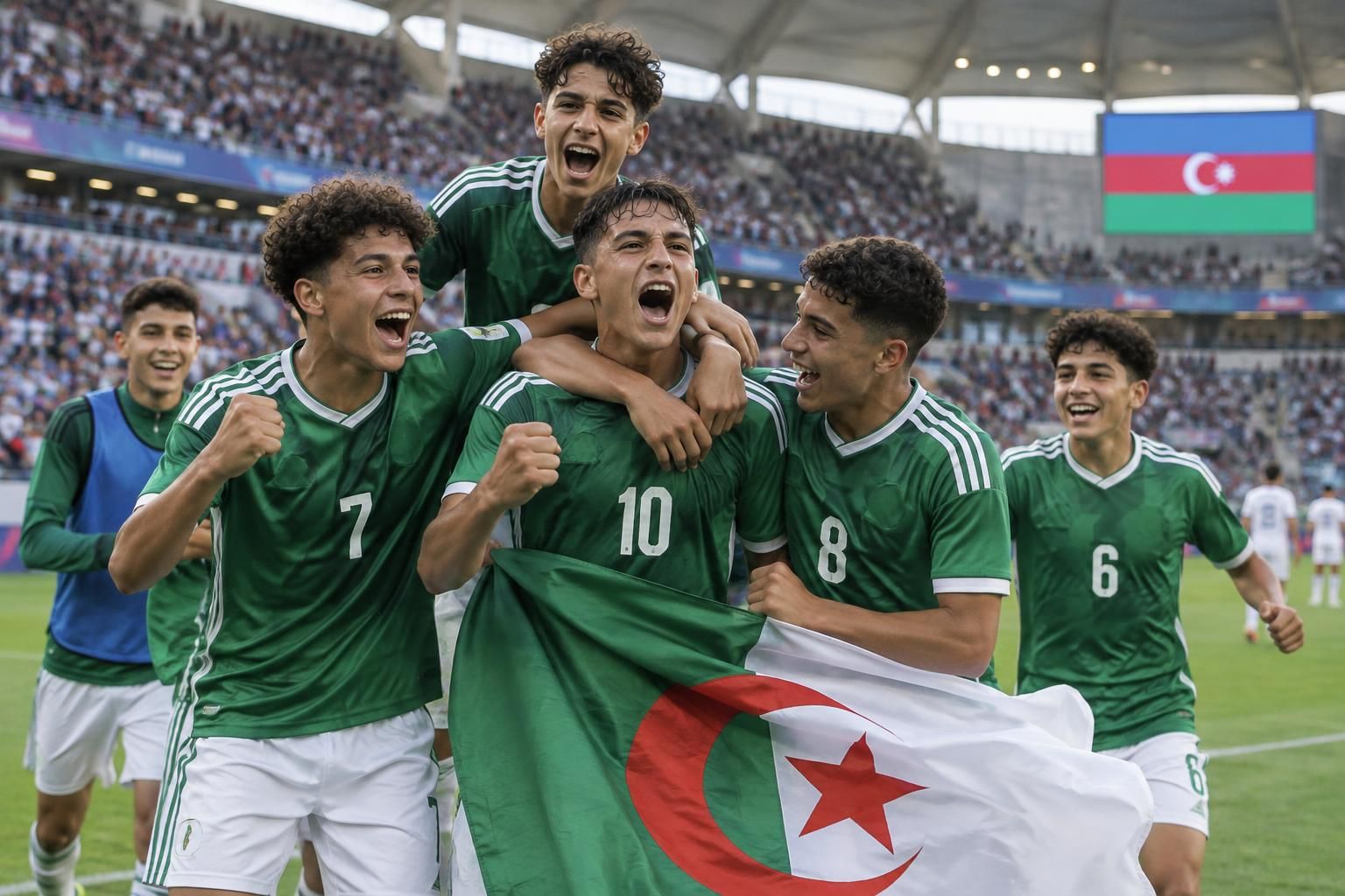 argelia, dirigida por karim ziani, se suma a la lucha por el título del mundial sub-15 y buscará avanzar con fuerza en el torneo.