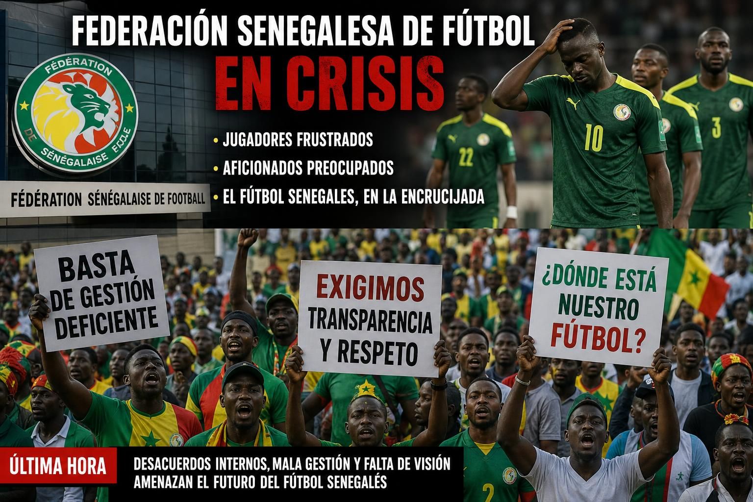 descubre cómo los recientes problemas de la fsf en francia y etiopía están afectando a los aficionados senegaleses y generando frustración en la comunidad futbolística.