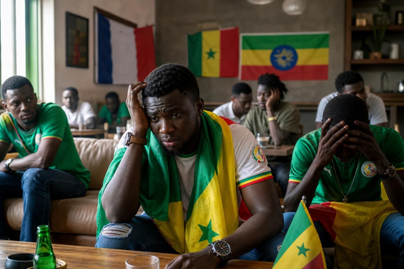 descubre cómo los recientes problemas de la fsf en francia y etiopía generan frustración entre los aficionados senegaleses al fútbol.