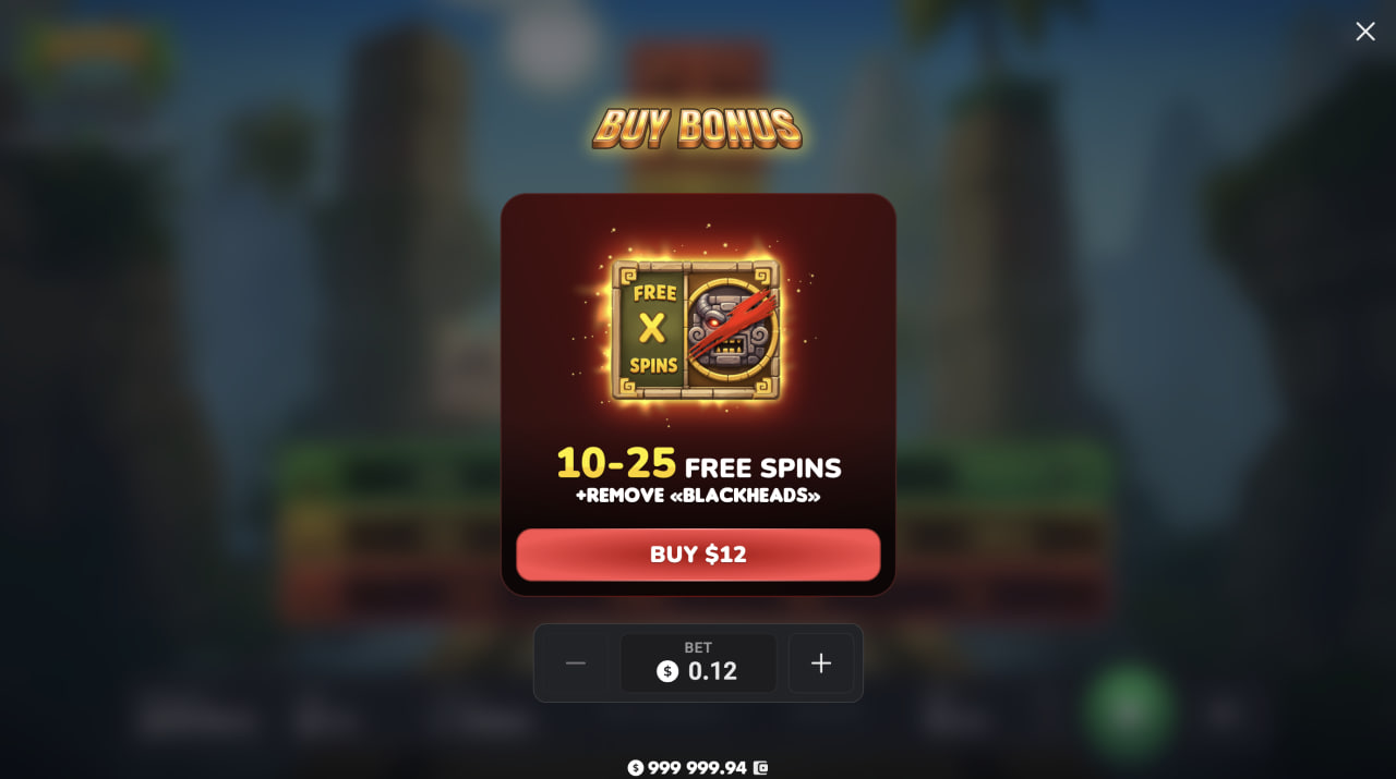 Tarjeta de compra de Aztec Totem que ofrece de 10 a 25 Free Spins